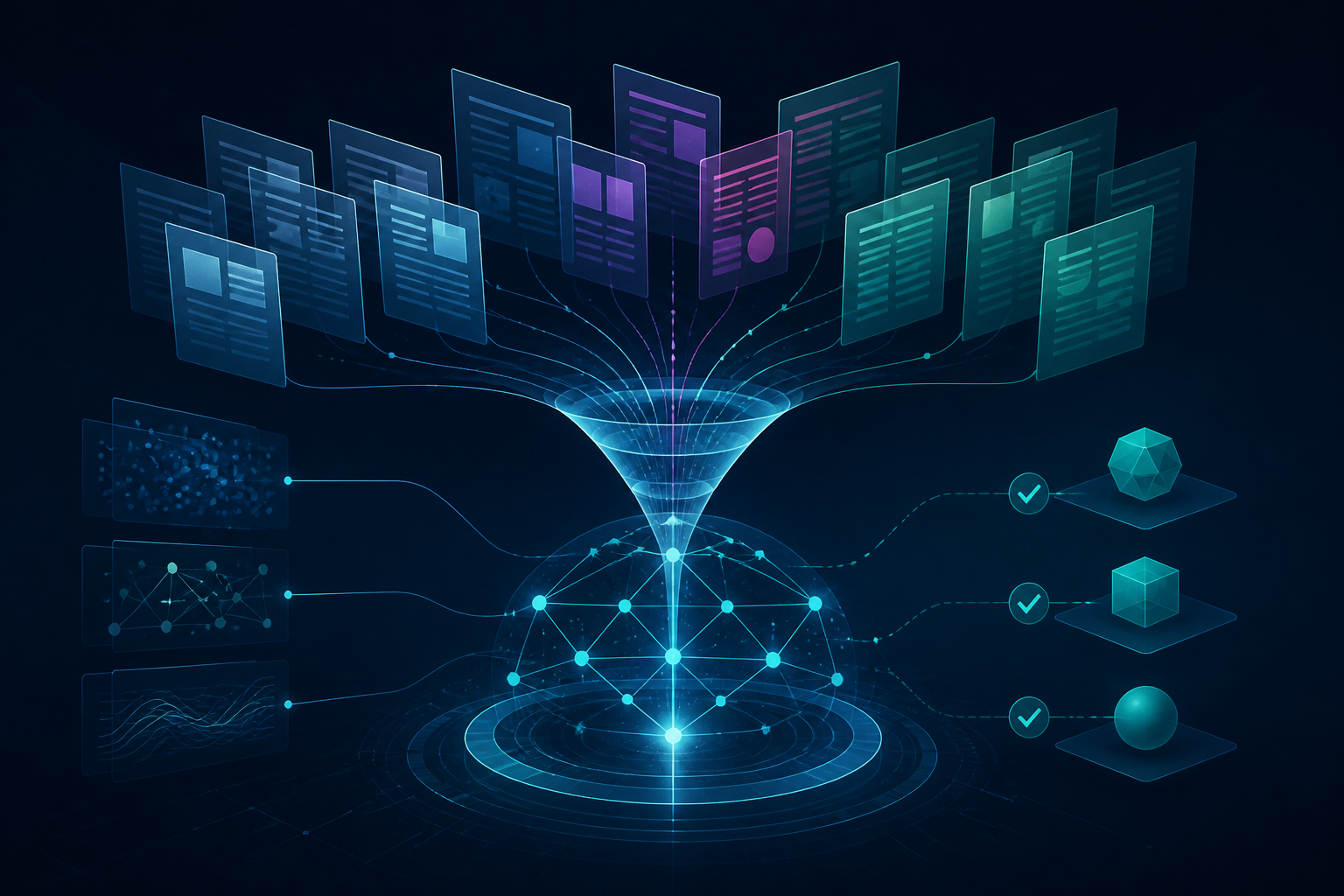 Illustration for the article “How AI Systems Should Handle Conflicting Evidence”