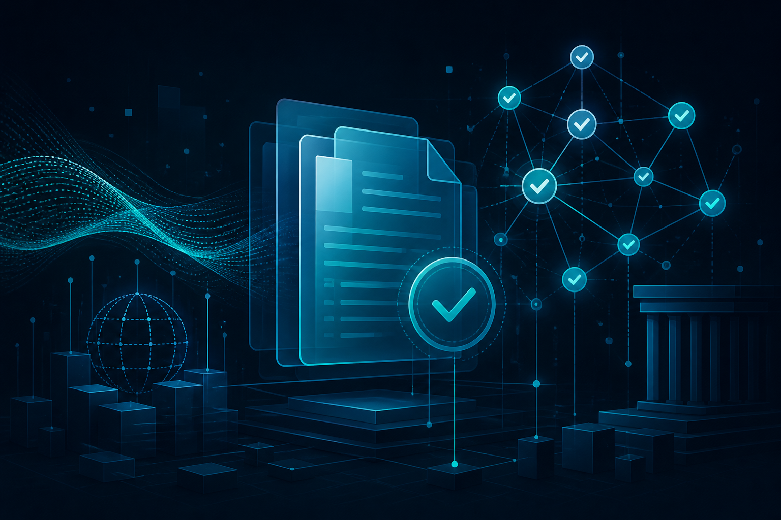 Illustration for the article “How can businesses prepare for future AI regulations?”