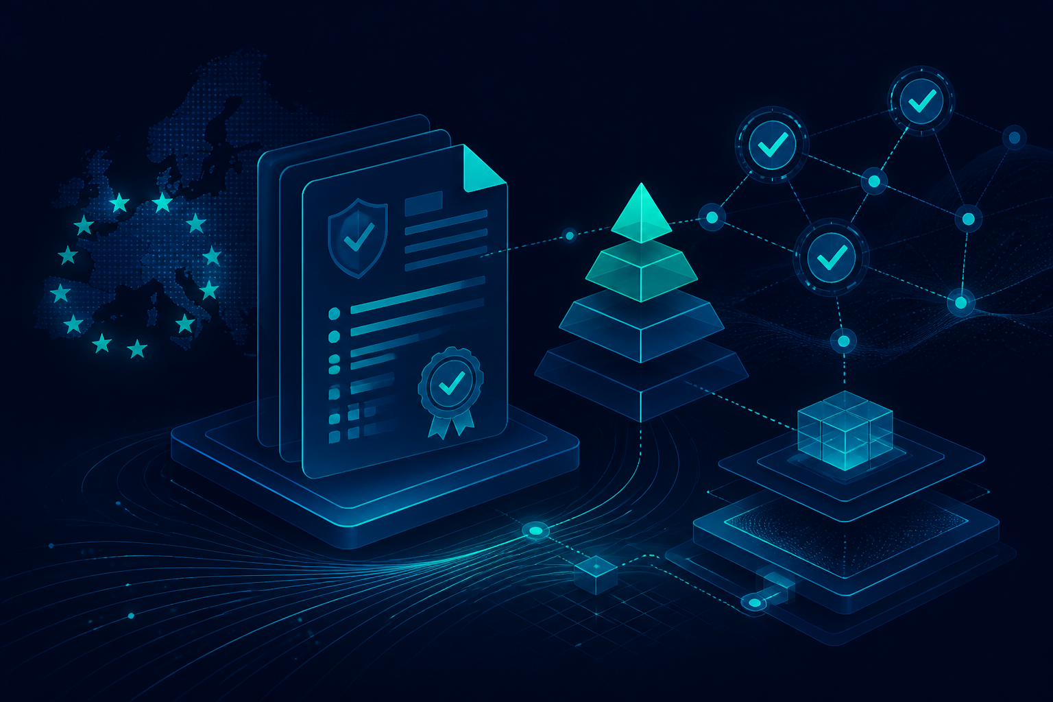 Illustration for the article “What is the European AI Act?”